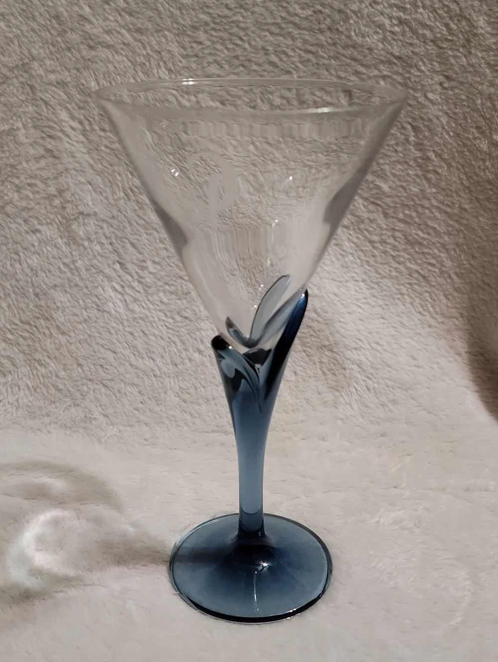 Luigi Bormioli Courvoisier martini glass and Courvoisier cognac Shot Glass